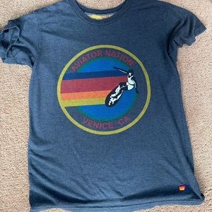 Kids Aviator Nation T-shirt blue size 12 worn once